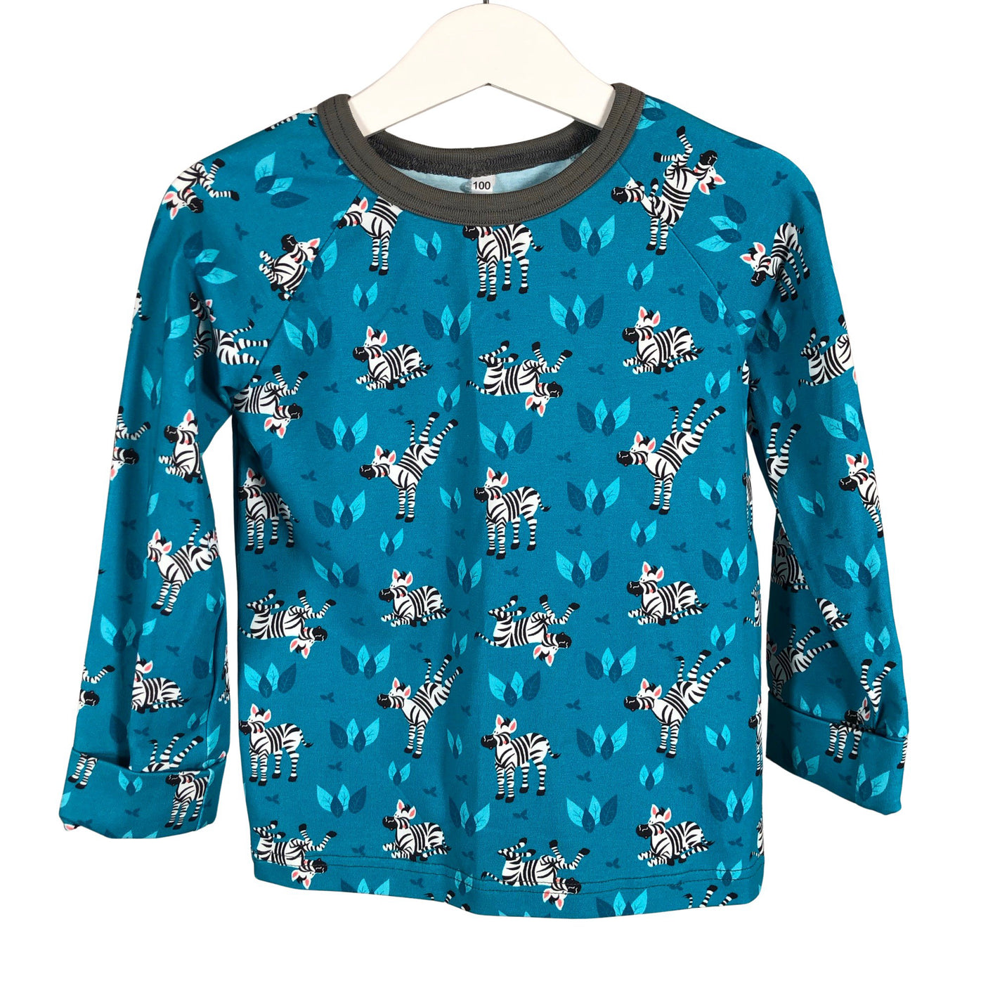Unisex Handmade - Tricot shirt, size 98 - 104 - Blue (1)