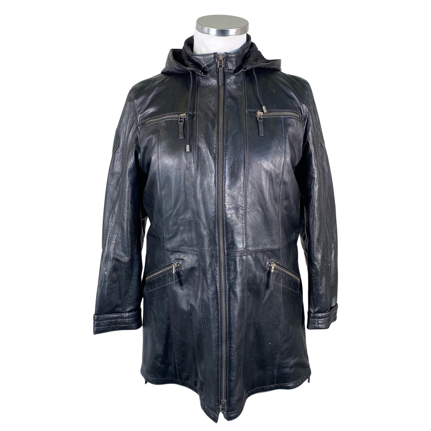 Unisex Goldstein - Leather jacket, size 42 - Black (1)