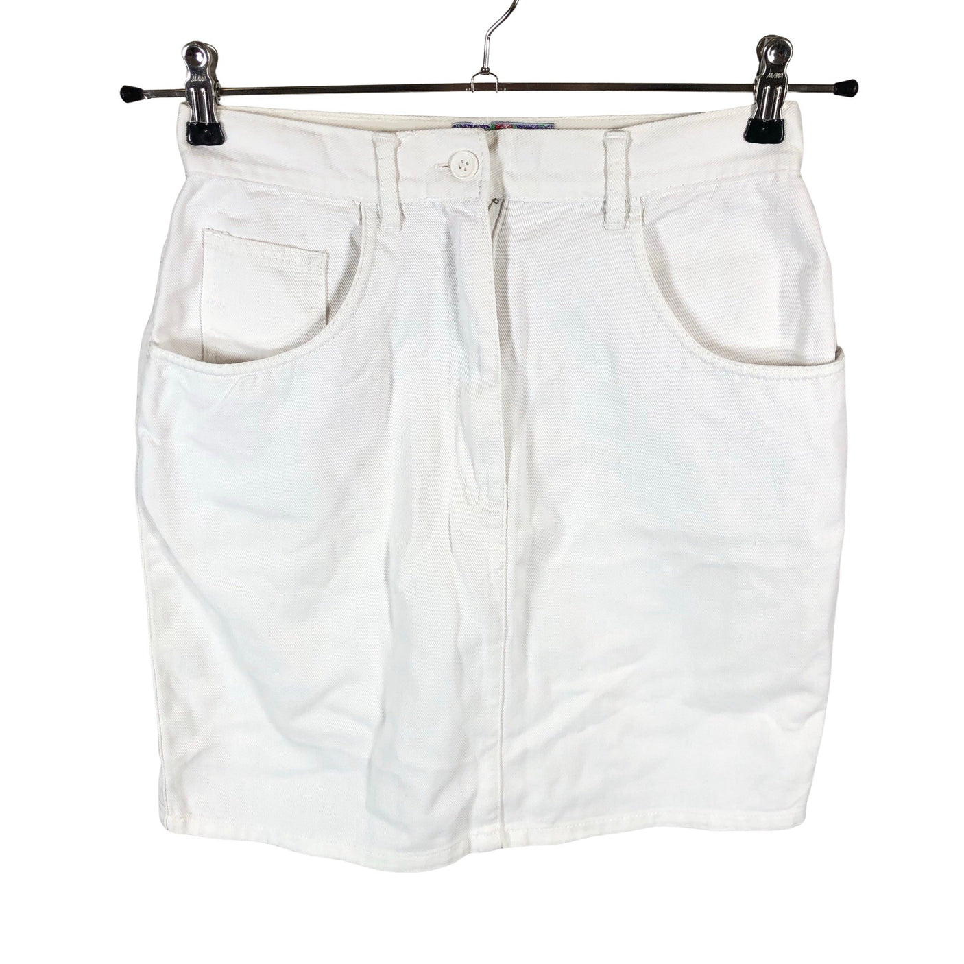 Unisex Blue Star - Denim skirt, size 36 - White (1)