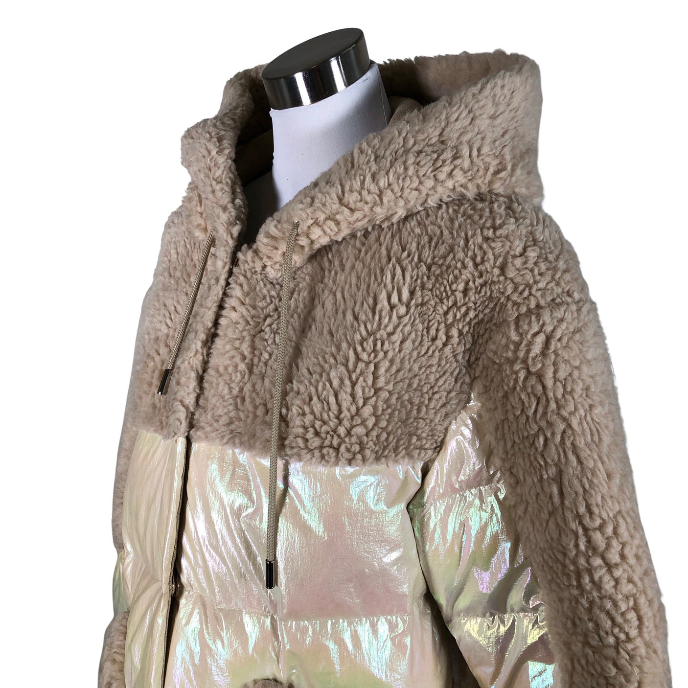Unisex Verramani - Faux fur coat, size 40 - Beige (3)