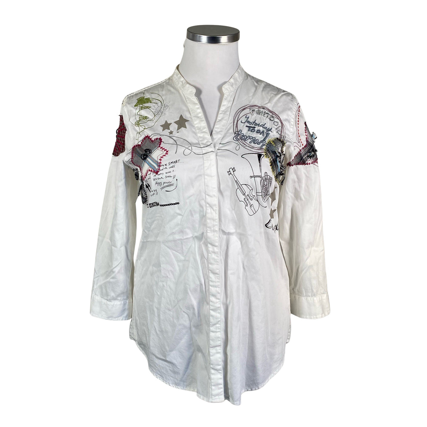 Unisex Desigual - Blouse, size 42 - White (1)