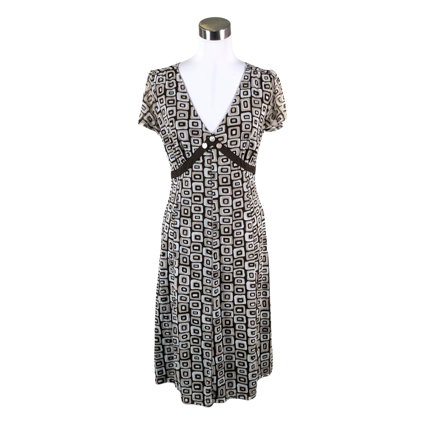Unisex Mexx - Tricot dress, size 40 - Brown (1)