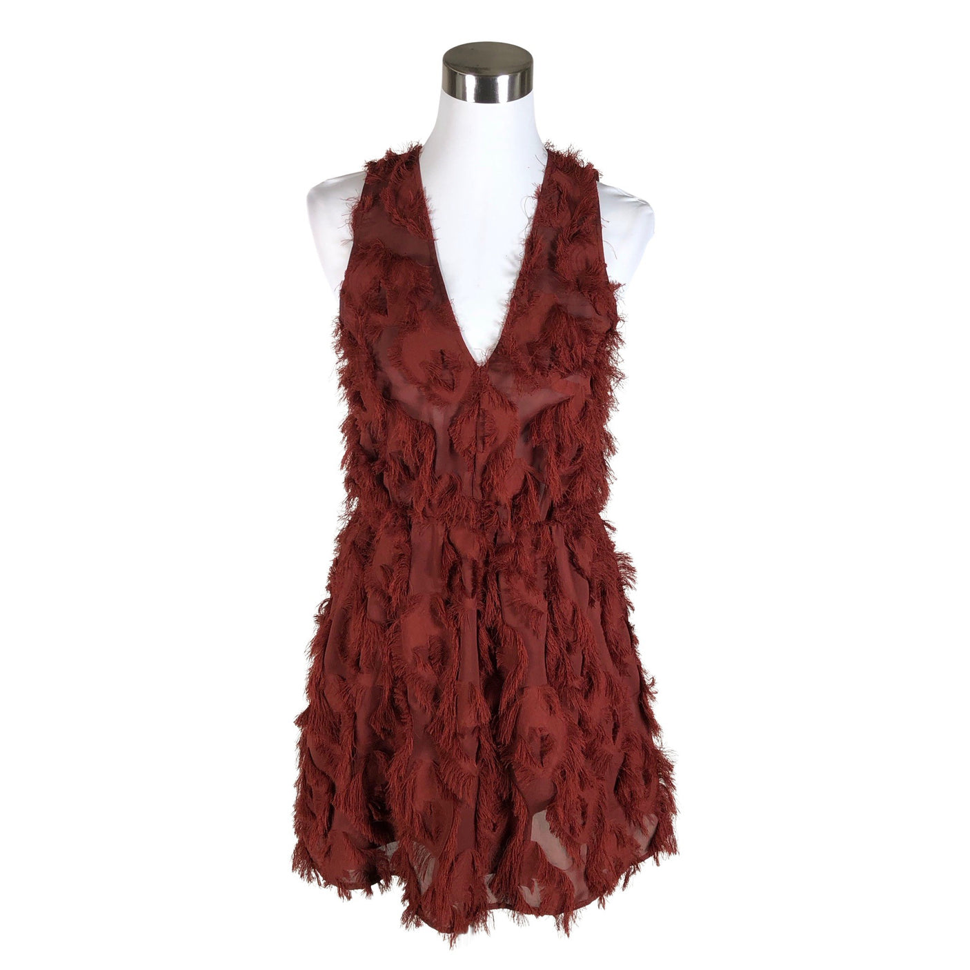 Unisex &Other Stories - Schiffon dress, size 36 - Brown (1)