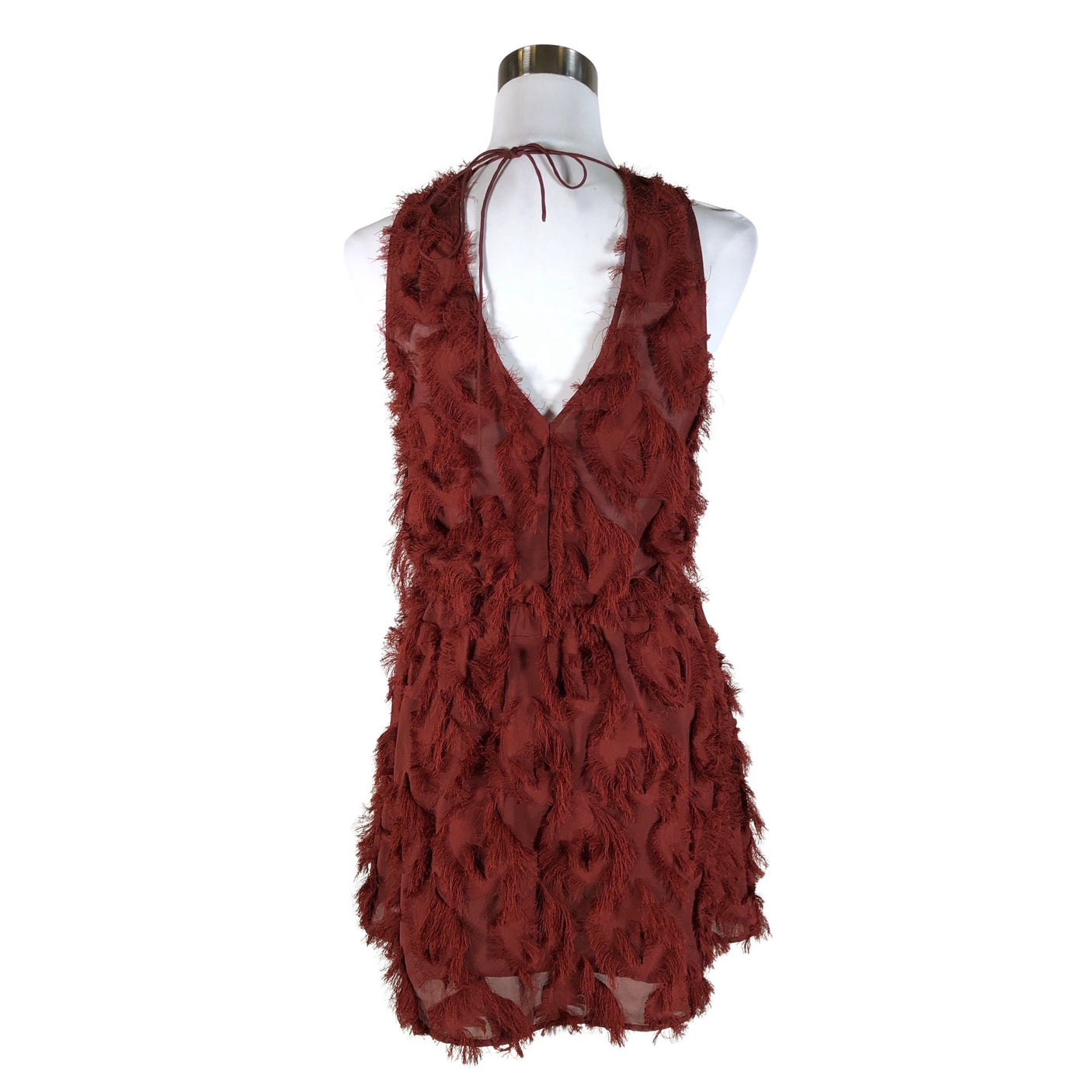 Unisex &Other Stories - Schiffon dress, size 36 - Brown (2)