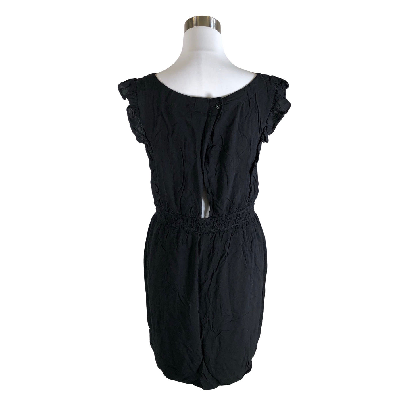 Unisex Esprit - Schiffon dress, size 38 - Black (2)