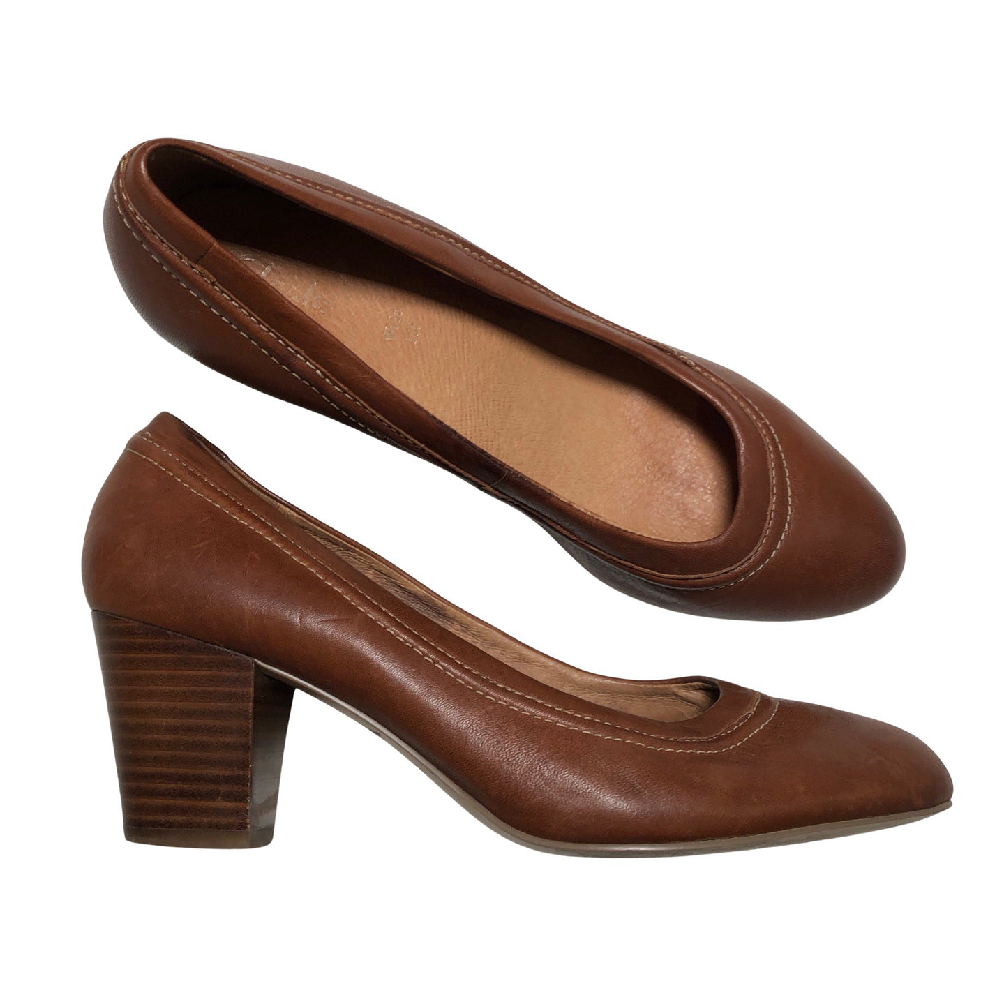 Unisex Clarks - High heels, size 41 - Brown (1)
