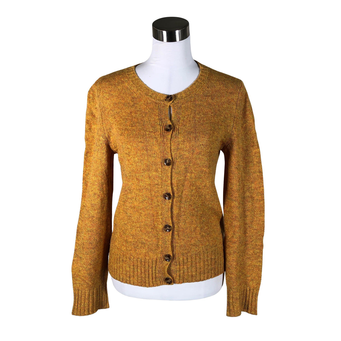Unisex Benetton - Cardigan, size 34 - Orange (1)