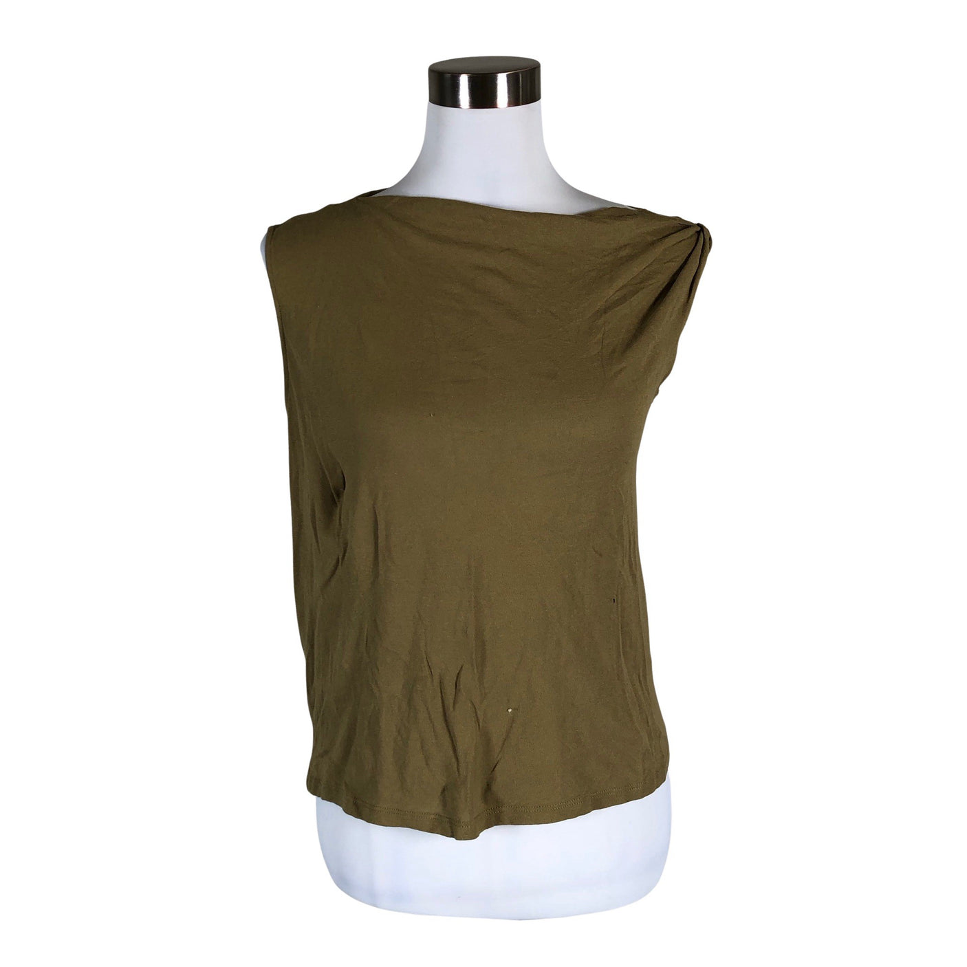 Unisex Massimo Dutti - Tricot tank top, size 40 - Green (1)
