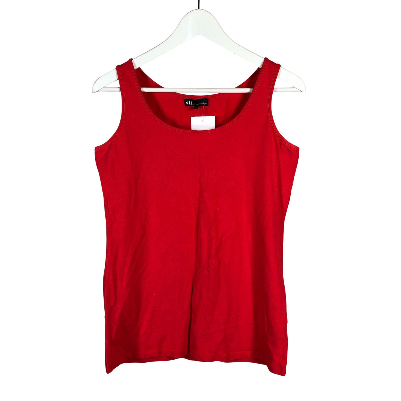 Unisex S.T.I - Tricot tank top, size 40 - Red (1)
