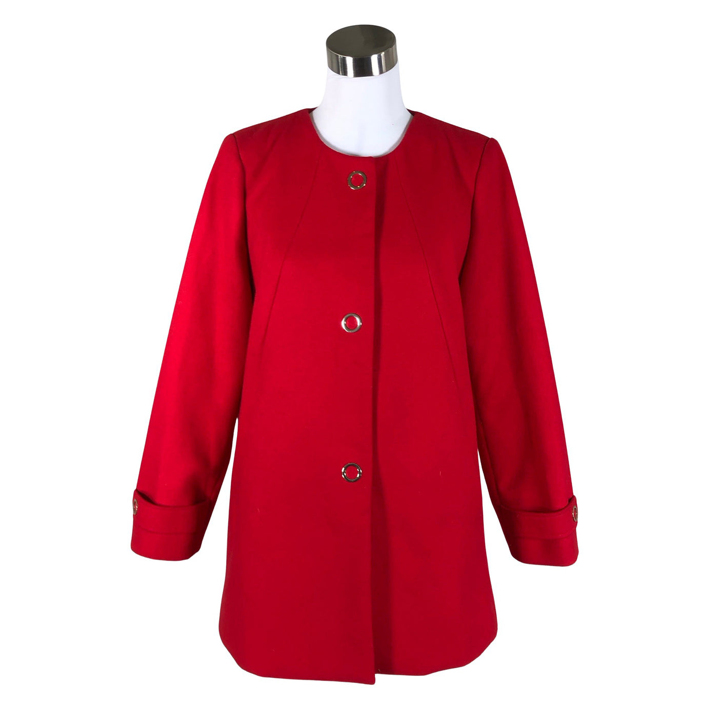 Unisex Elogy - Wool coat, size 38 - Red (1)