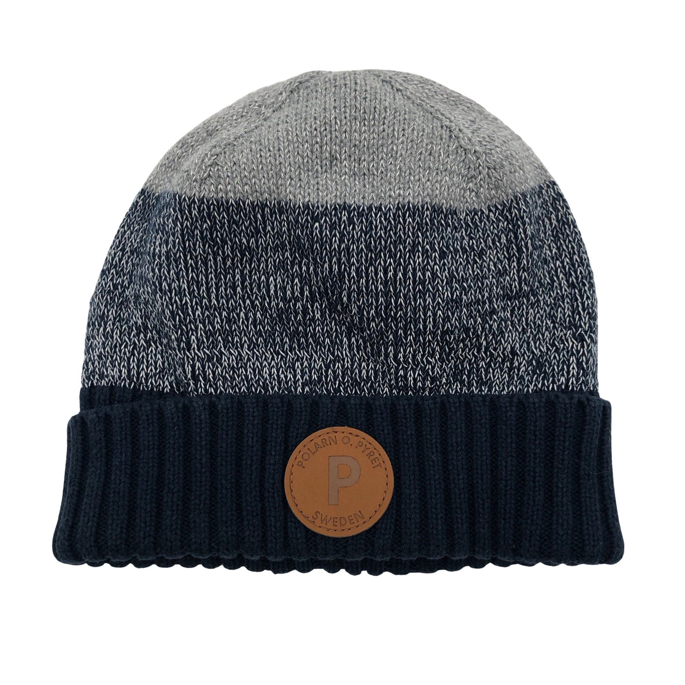 Unisex Polarn O. Pyret - Winter beanie, size 52 - 54 cm - Blue (1)
