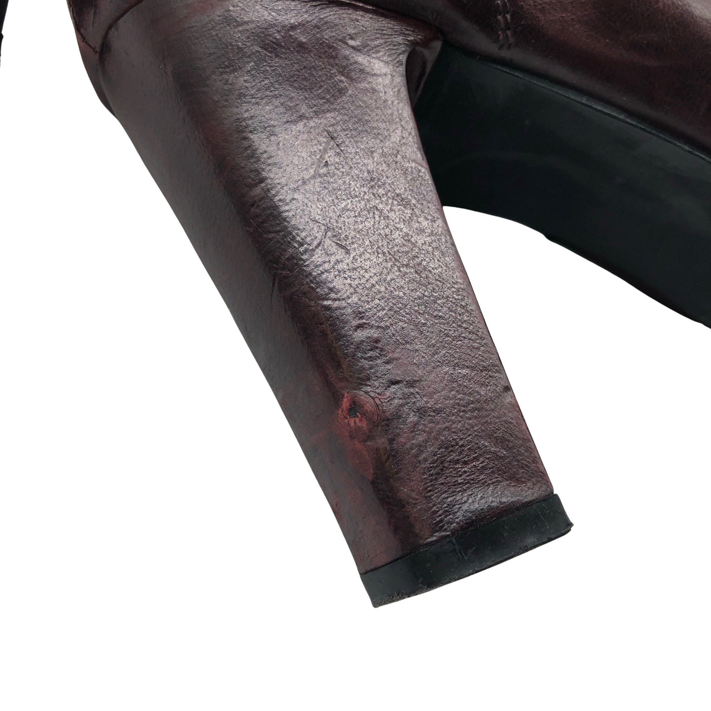 Unisex O.I.S - High heels, size 38 - Wine red (3)