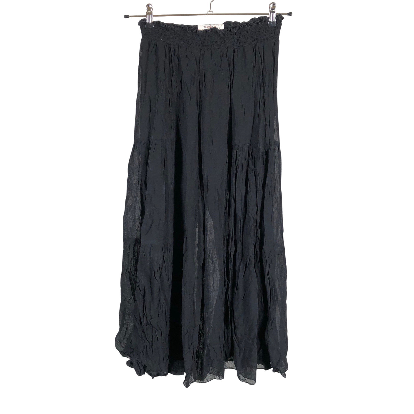 Unisex Derhy - Schiffon trousers, size 36 - Black (1)