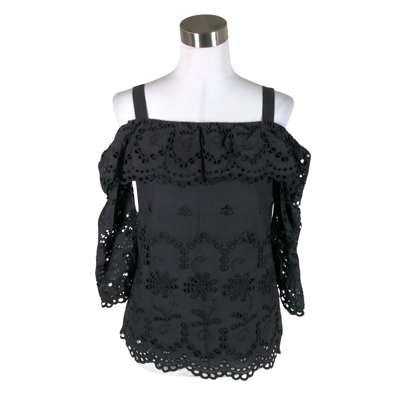 Unisex Mint Velvet - Blouse, size 36 - Black (1)