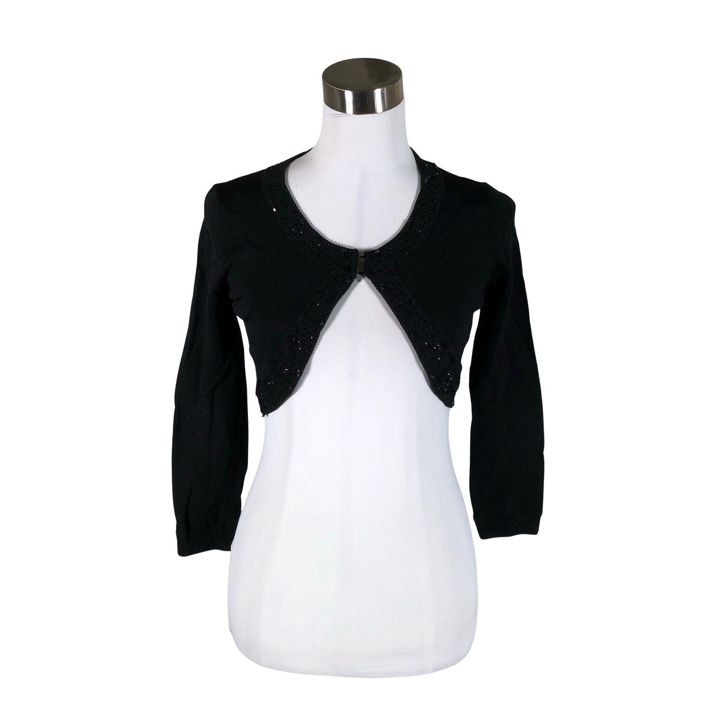 Unisex Monton - Evening bolero jacket, size 36 - Black (1)