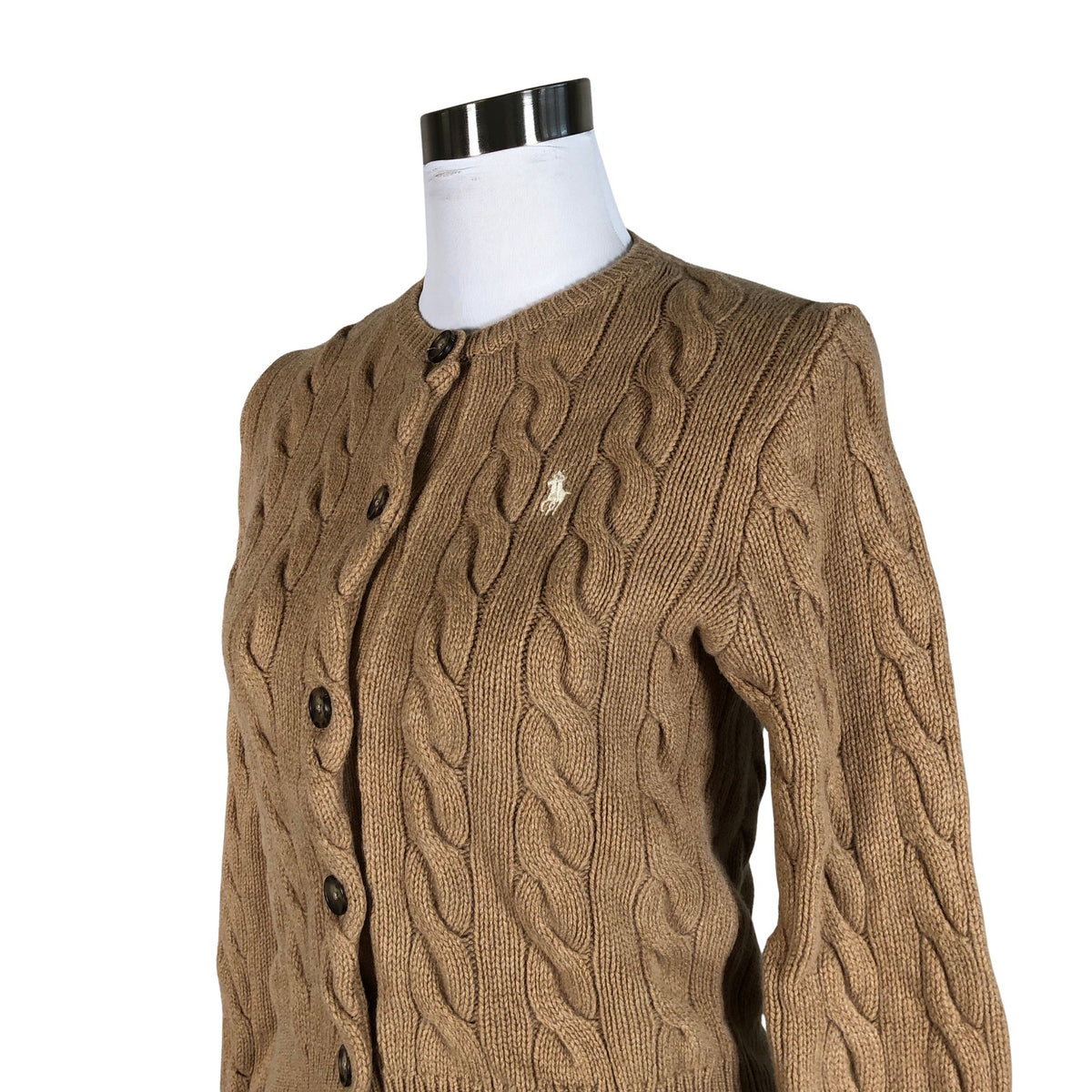 Unisex Polo Ralph Lauren - Cardigan, size 38 - Brown (3)