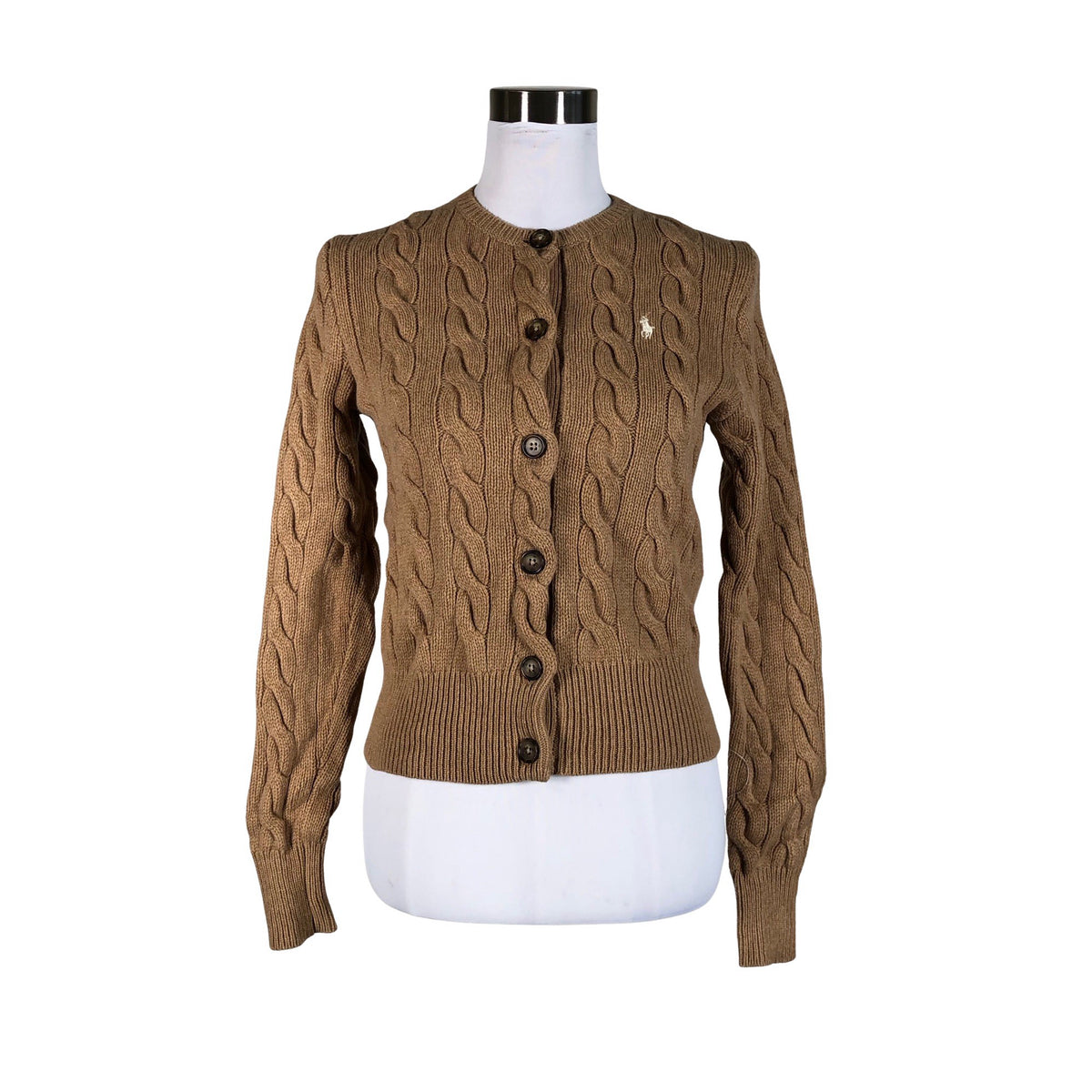 Unisex Polo Ralph Lauren - Cardigan, size 38 - Brown (1)