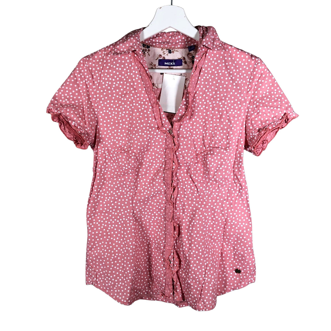 Unisex Mexx - Short-sleeved blouse, size 34 - Light pink (1)
