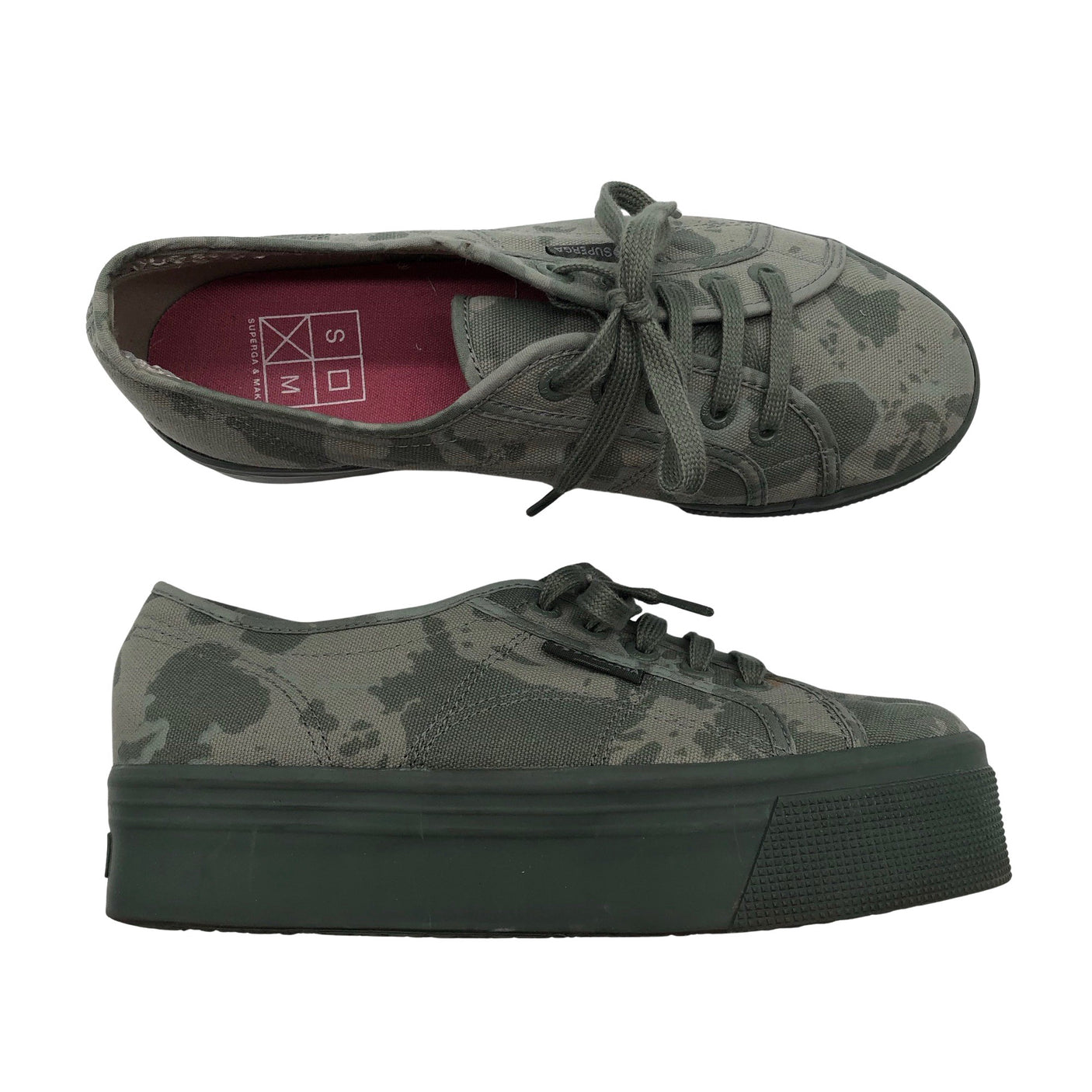 Unisex Superga - Casual sneakers, size 38 - Green (1)
