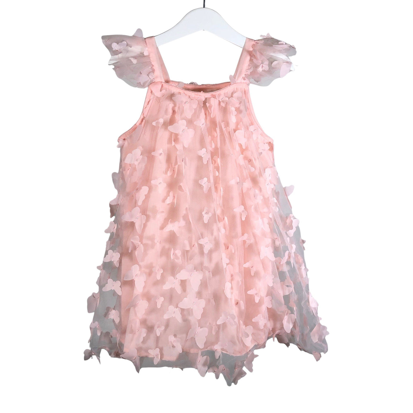 Unisex Dolly By Le Petit Tom - Party dress, size 104 - 110 - Light pink (1)