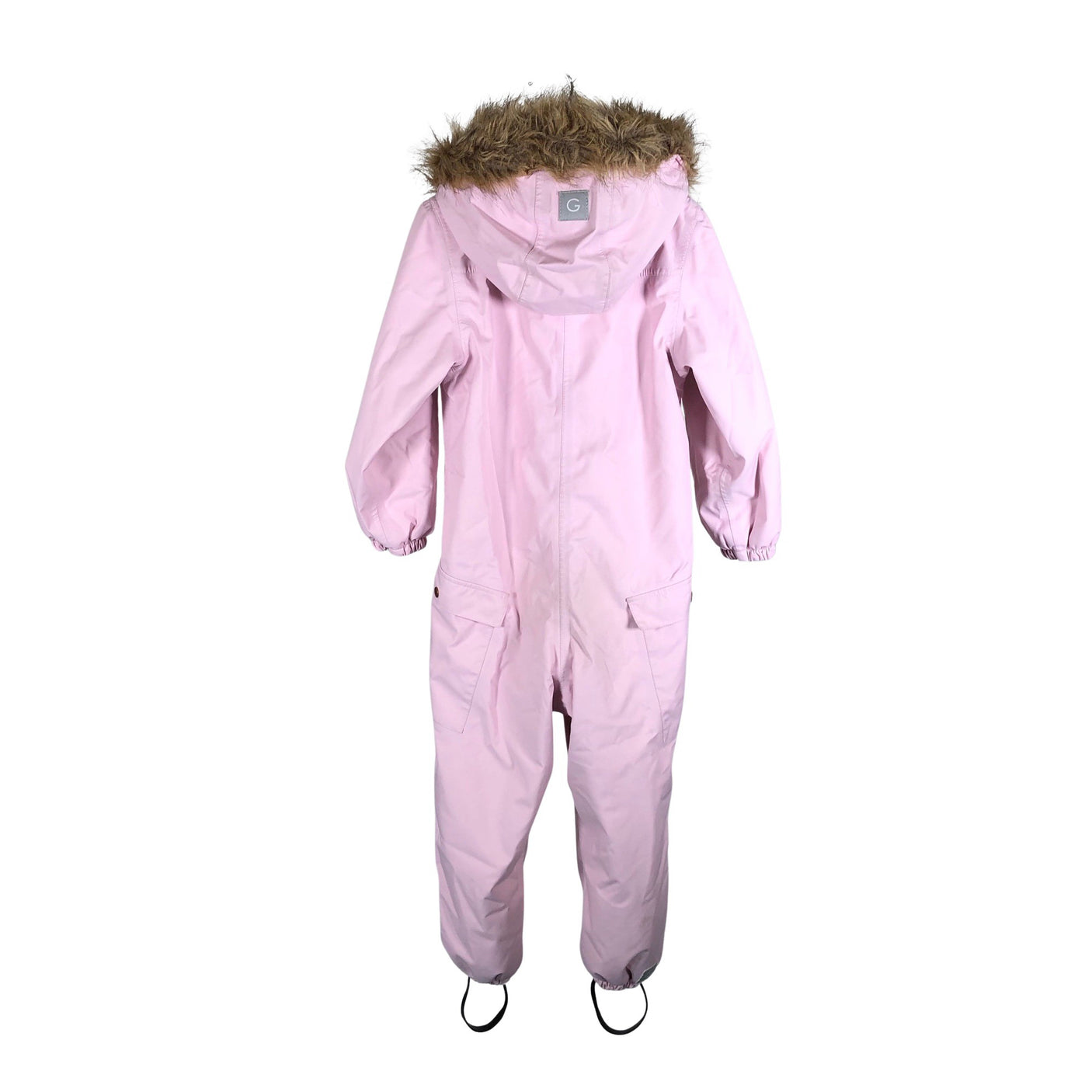 Unisex Gugguu - Winter overall, size 104 - 110 - Light pink (2)