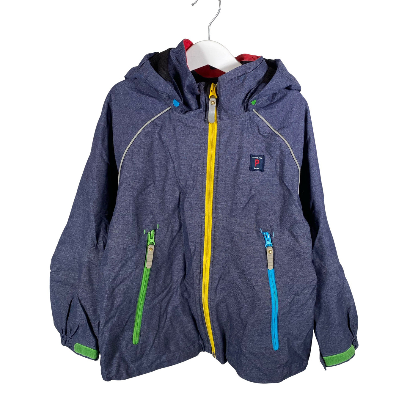 Unisex Polarn O. Pyret - Spring/Fall jacket, size 122 - 128 - Blue (1)