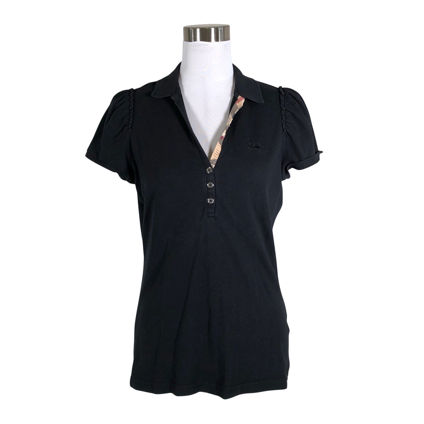 Unisex Burberry Brit - Polo shirt, size 40 - Black (1)