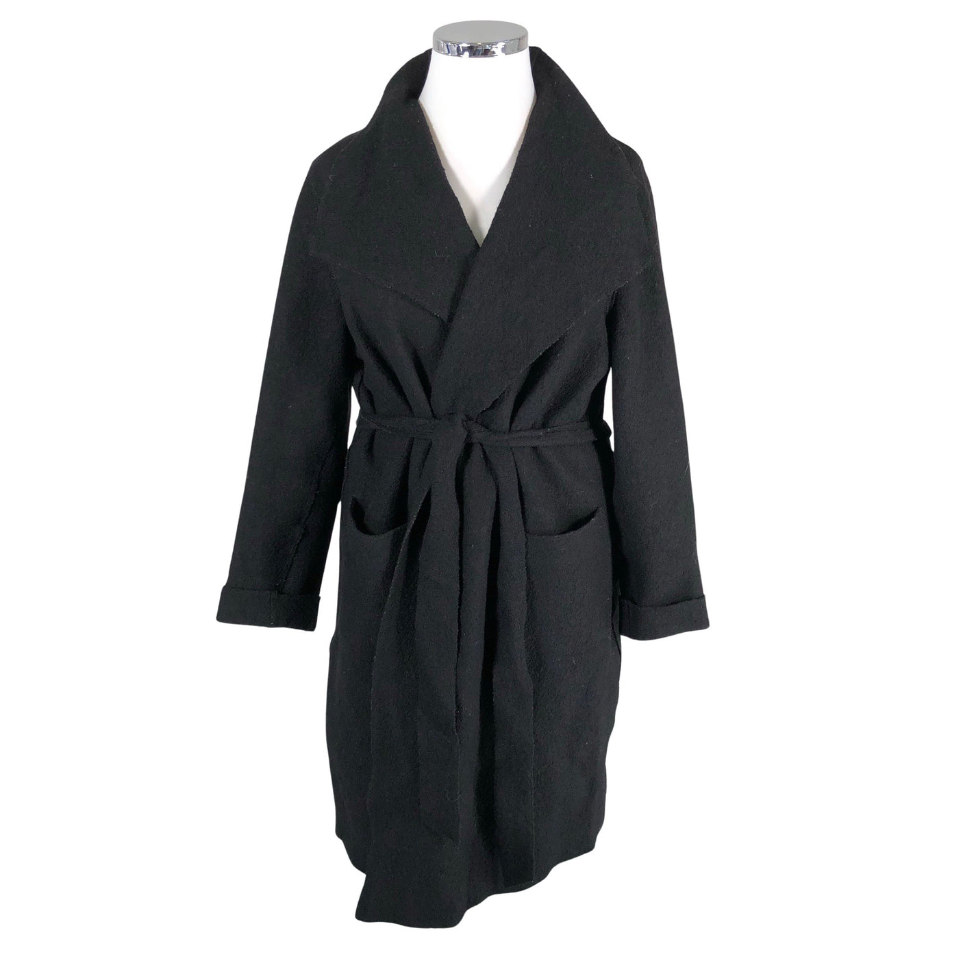 Unisex Your Face - Wool coat, size 44 - Black (1)