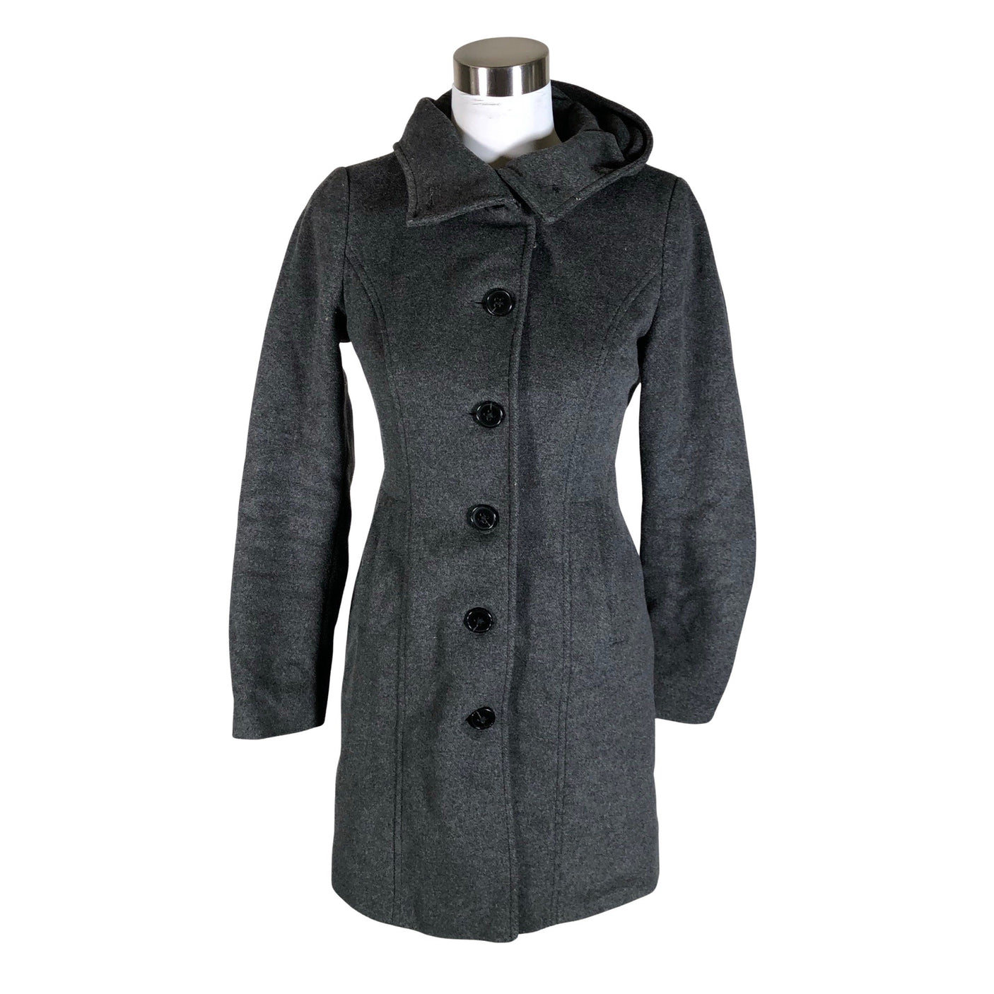 Unisex MasCara - Wool coat, size 34 - Gray (1)
