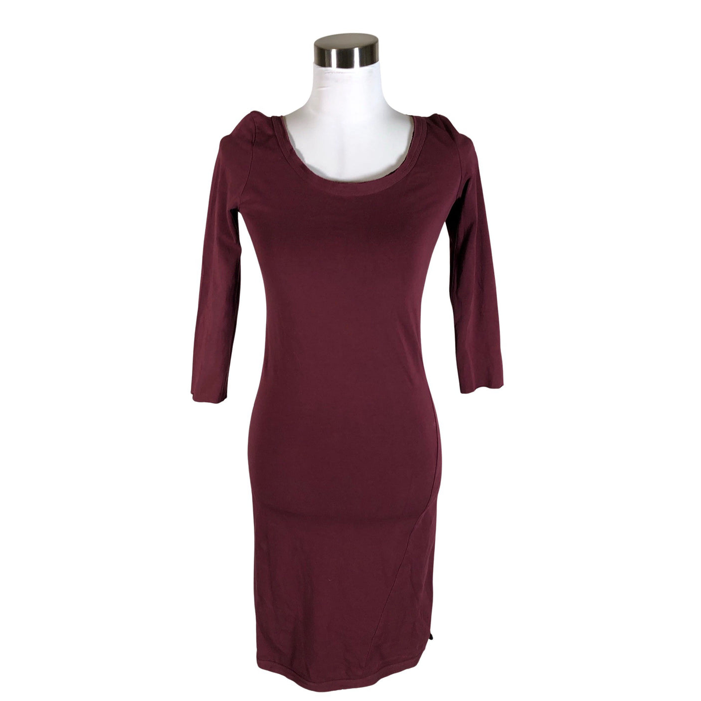 Unisex House of Lola - Tricot dress, size 34 - Wine red (1)