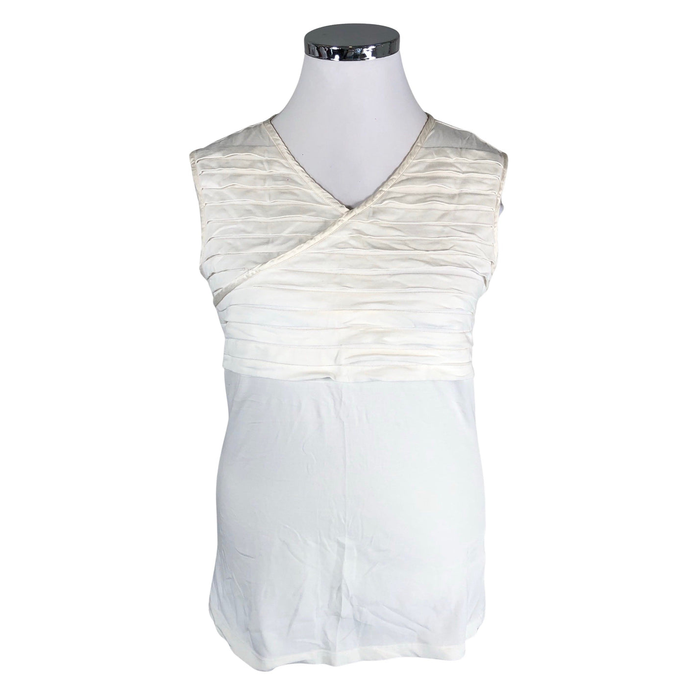 Unisex Ril's - Tricot tank top, size 42 - White (1)