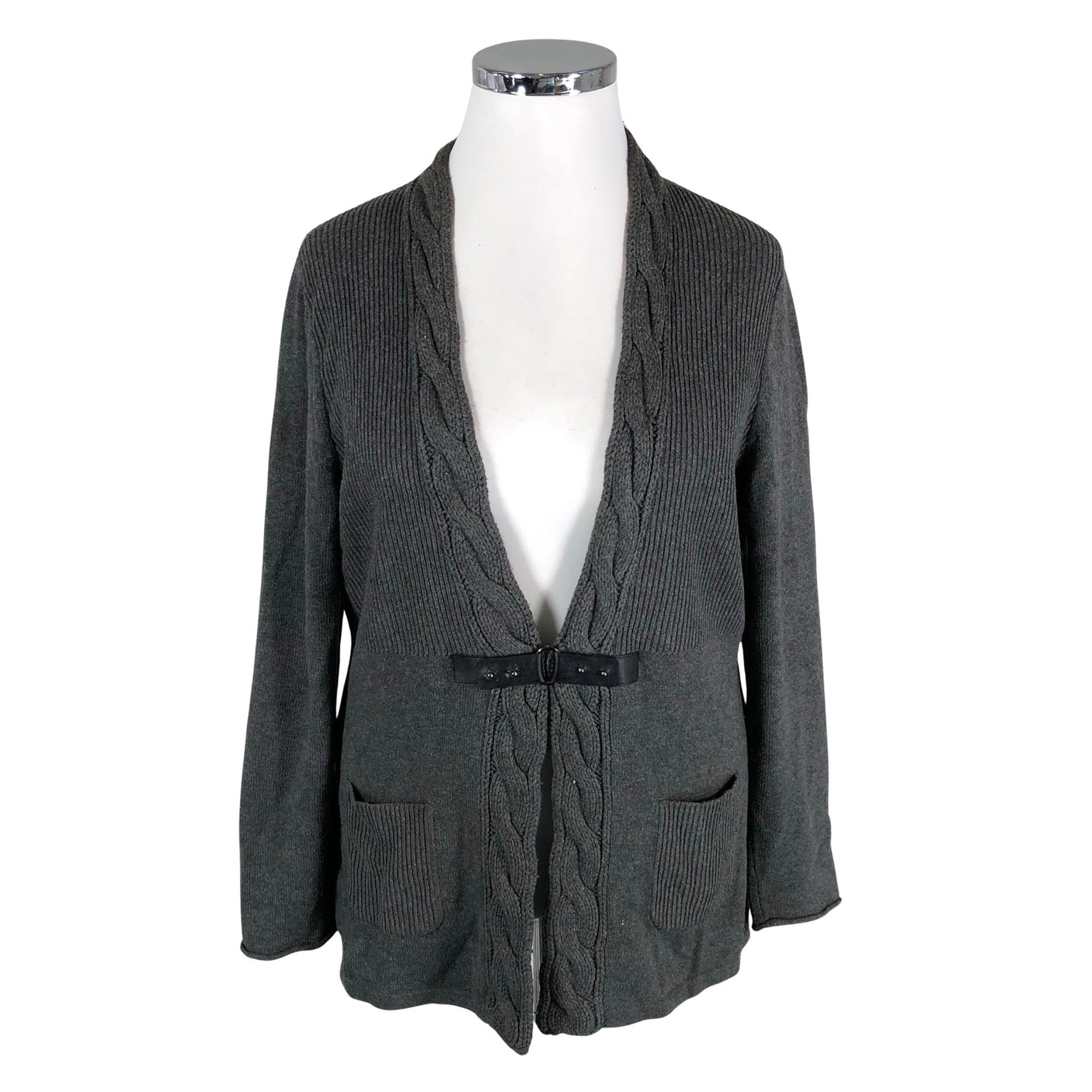 Unisex Frank Walder - Cardigan, size 44 - Gray (1)