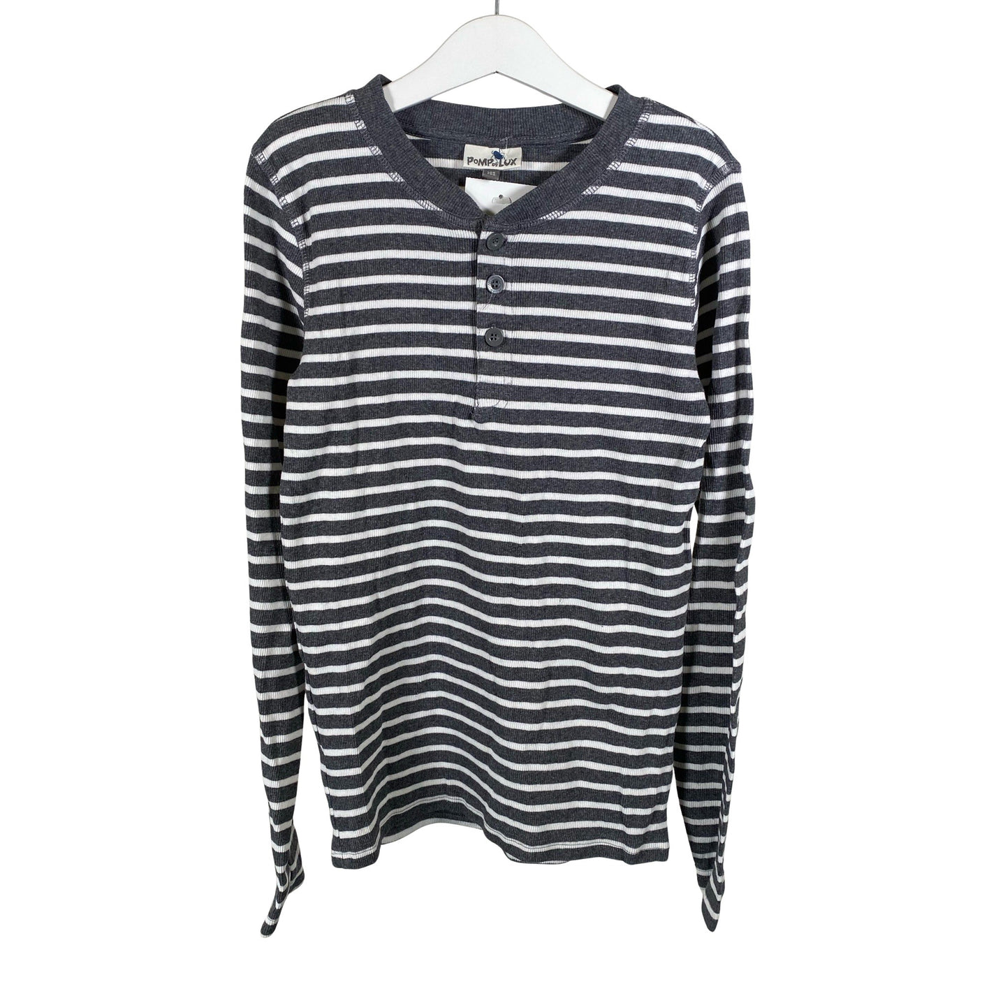 Unisex POMPdeLUX - Tricot shirt, size 146 - 152 - Gray (1)