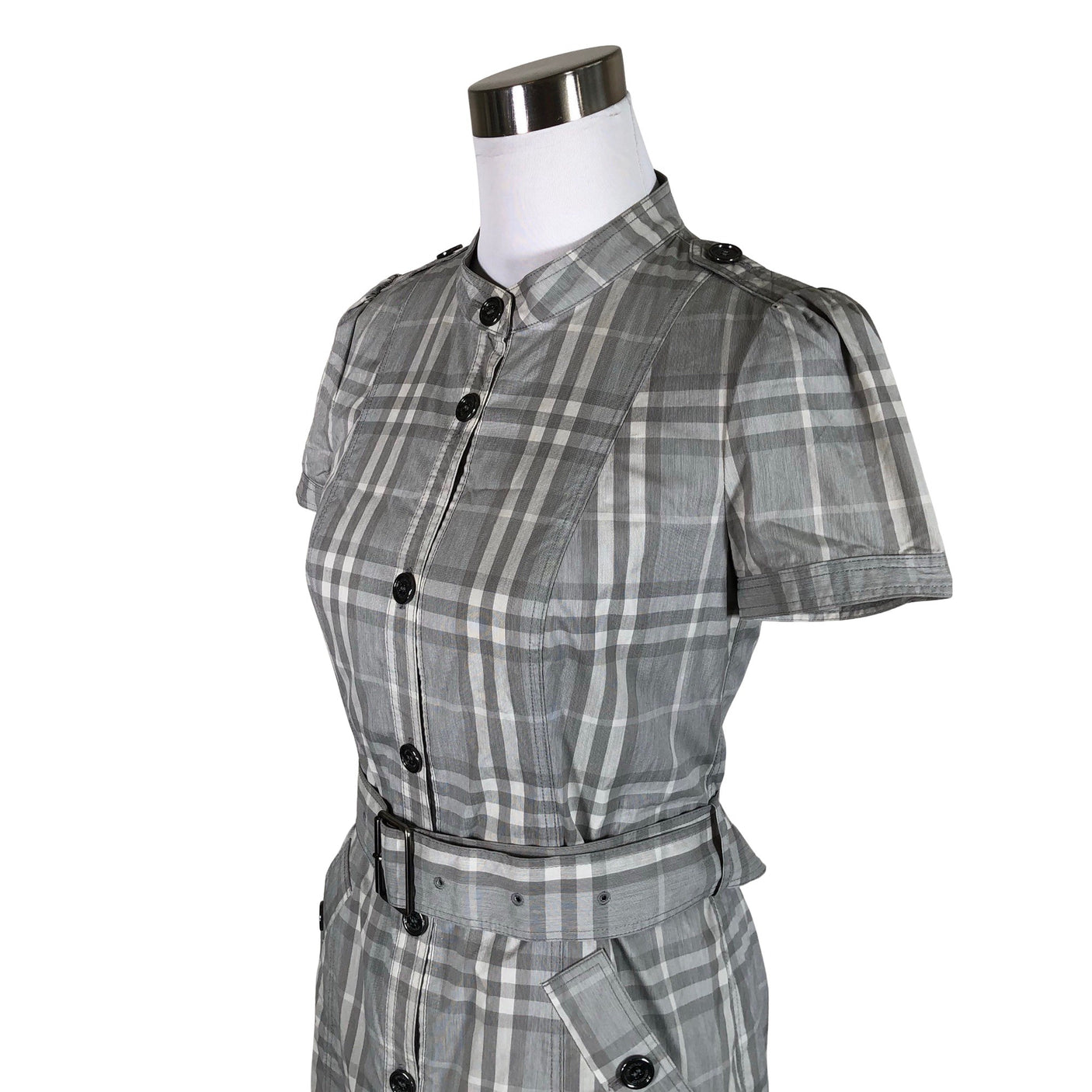 Unisex Burberry Brit - Dress, size 36 - Gray (3)