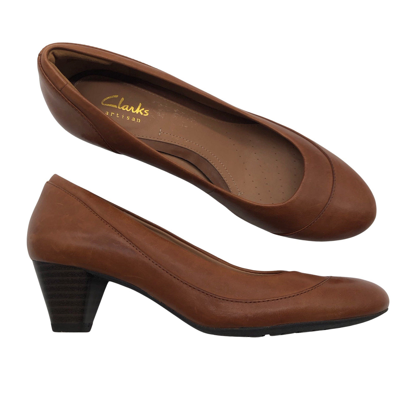 Unisex Clarks - High heels, size 37 - Brown (1)