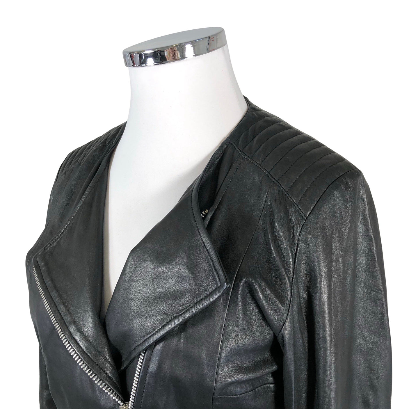 Unisex Mos Mosh - Leather jacket, size 42 - Black (3)