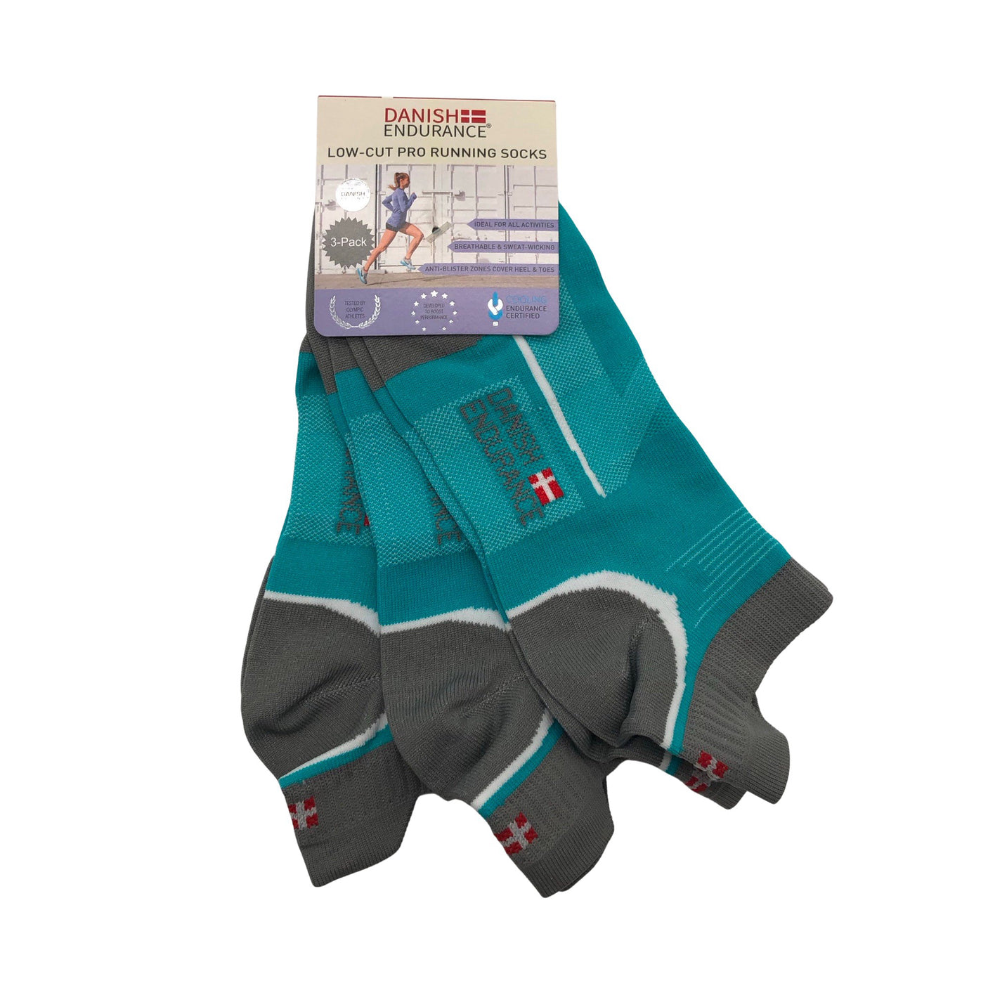 Unisex Danish Endurance - Socks, size XS - Turquoise (1)