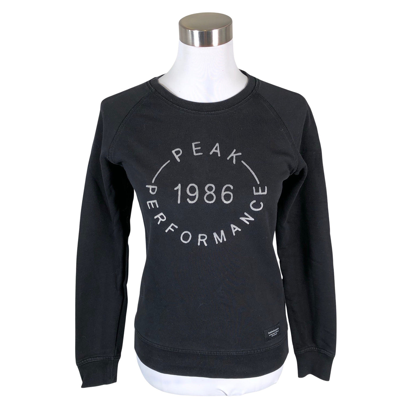 Unisex Peak Performance - Sweatshirt, size 34 - Black (1)
