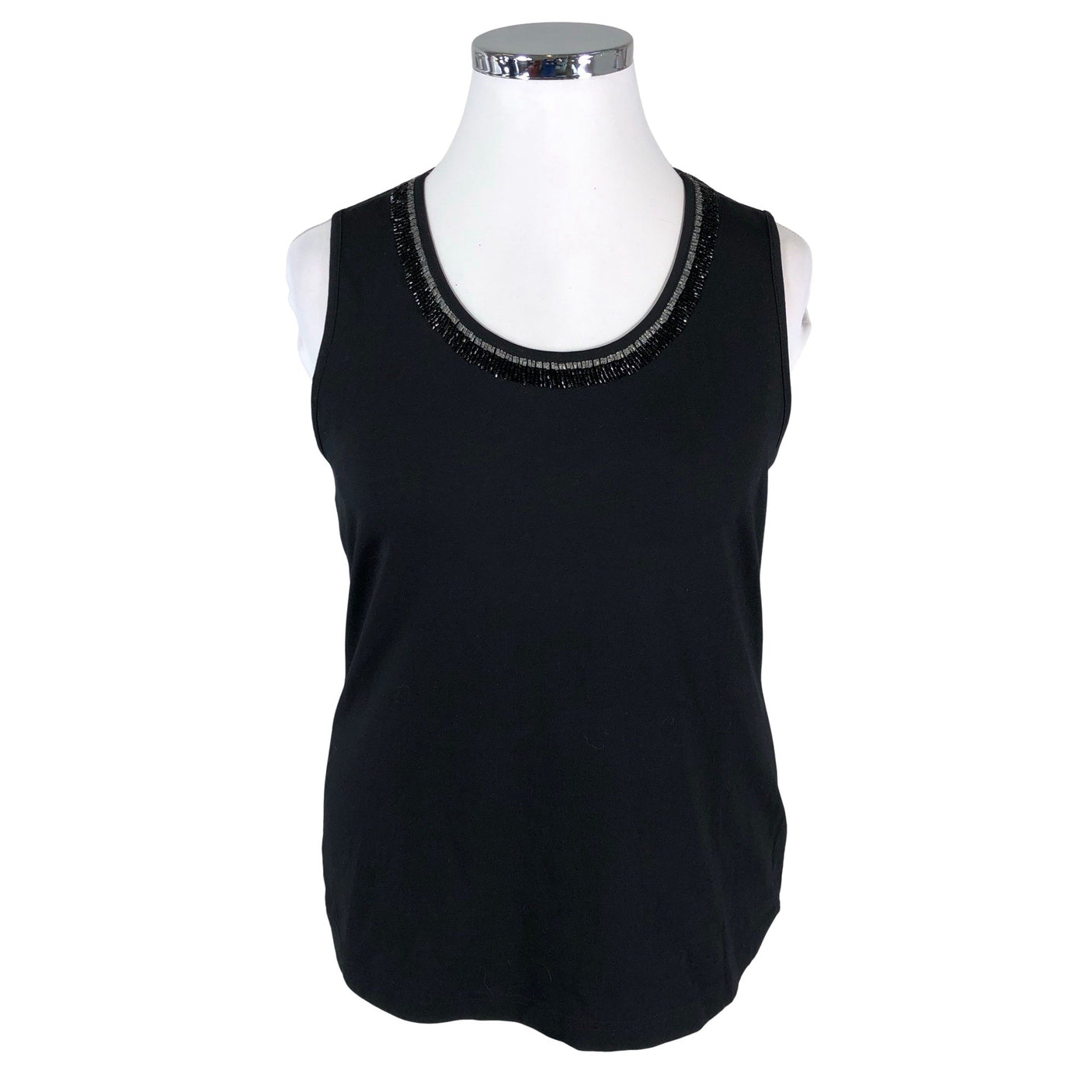 Unisex Taifun - Tricot tank top, size 44 - Black (1)