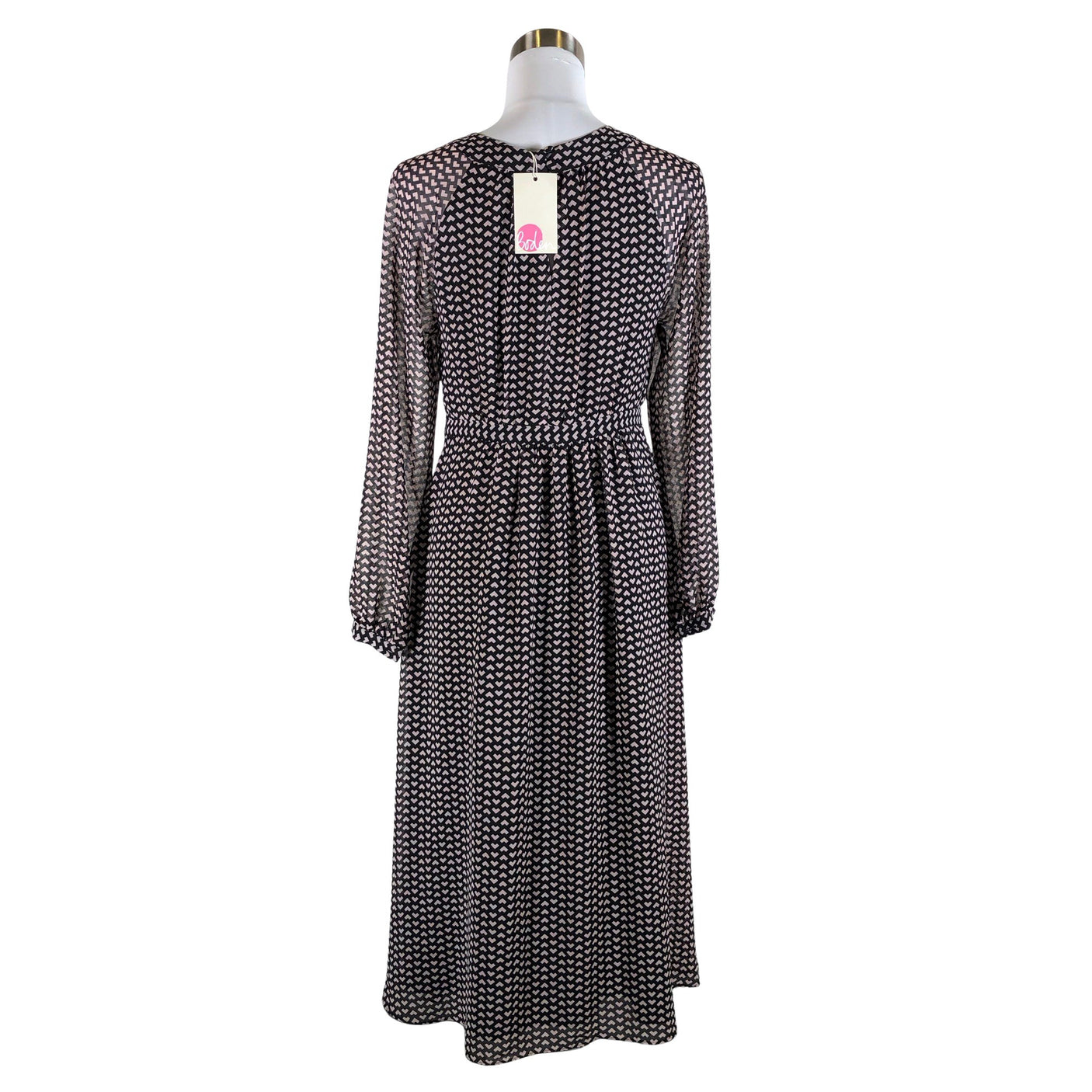 Unisex Boden - Schiffon dress, size 36 - Light pink (2)