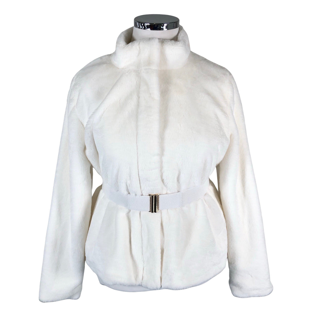 Unisex Chiara Forthi - Faux fur coat, size 42 - Natural white (1)