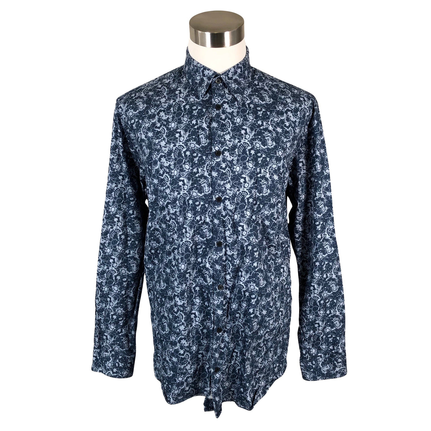 Unisex Selected - Collared shirt, size XXL - Blue (1)