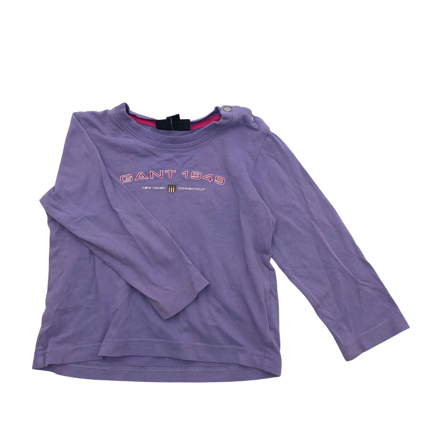 Unisex Gant - Tricot shirt, size 68 - 74 - Violet (1)