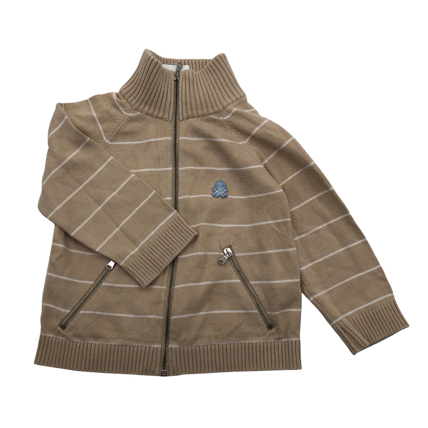 Unisex Benetton - Cardigan, size 74 - 80 - Beige (1)