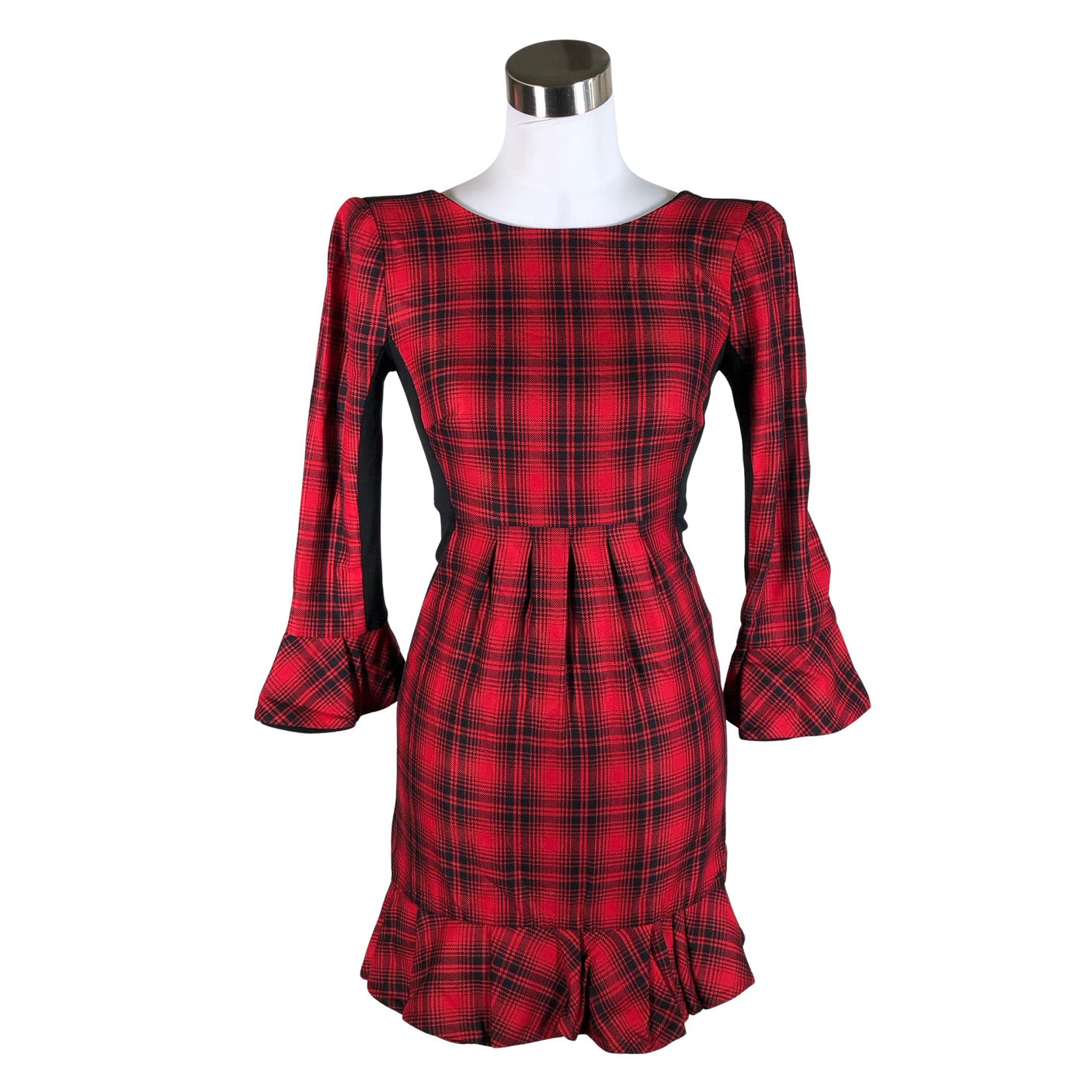 Unisex Mangano - Tricot dress, size 34 - Red (1)