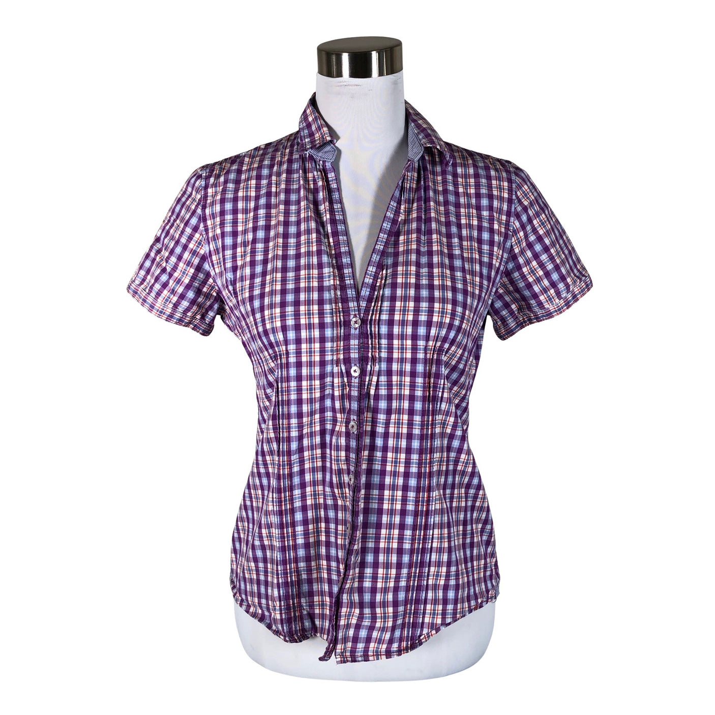 Unisex Marc O'Polo - Short-sleeved blouse, size 36 - Violet (1)