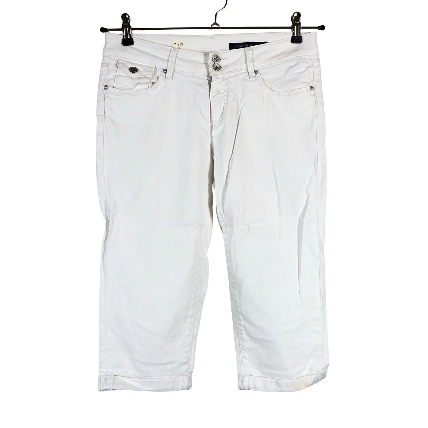 Unisex Tommy Hilfiger - Capri jeans, size W27 - Natural white (1)