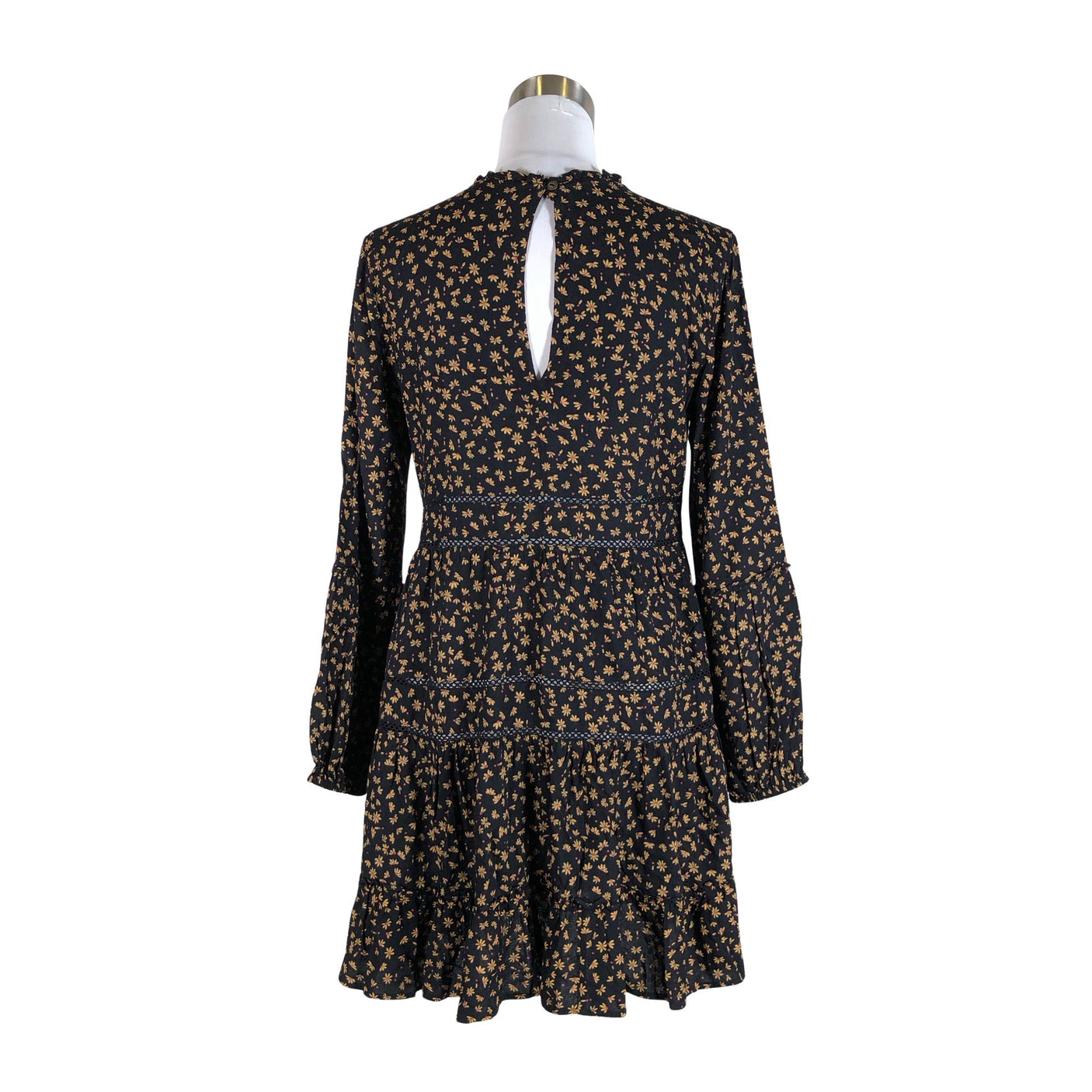 Unisex Superdry - Schiffon dress, size 40 - Black (2)