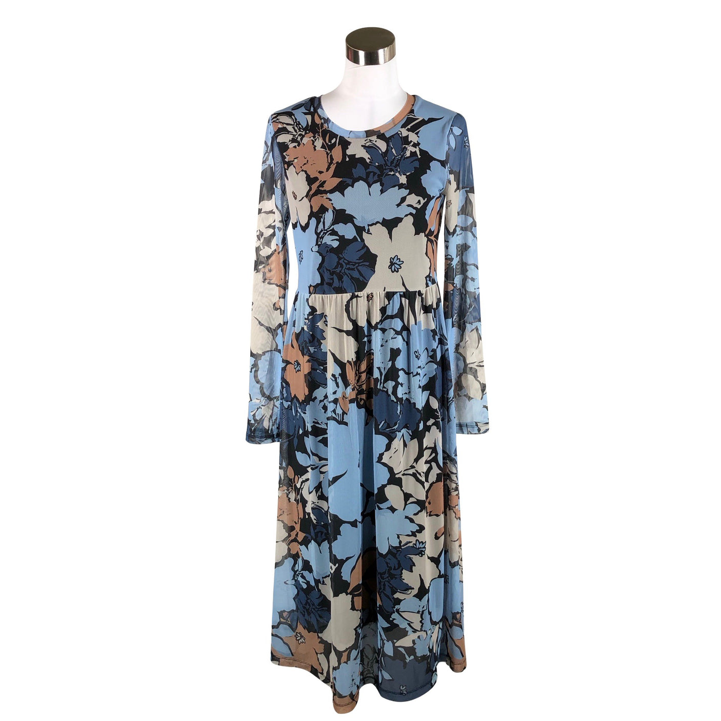 Unisex Culture - Maxi dress, size 38 - Light blue (1)