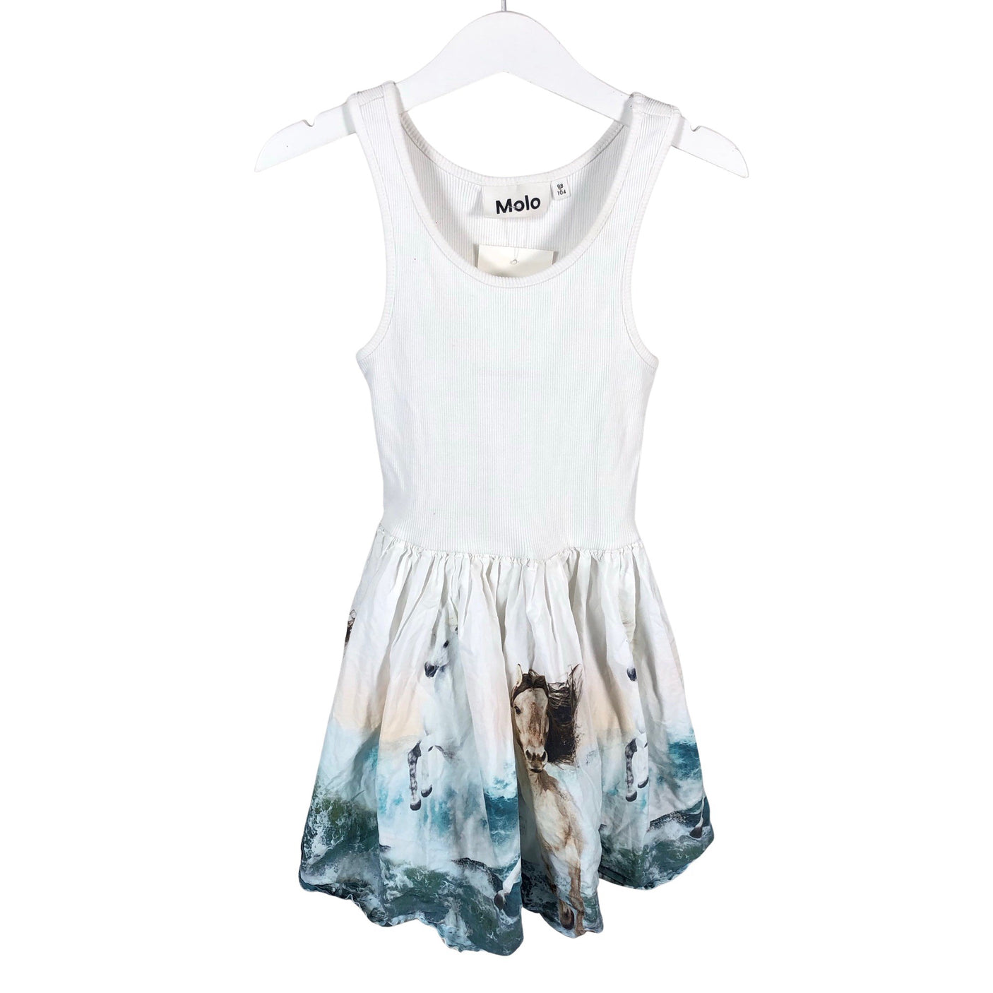 Unisex Molo Kids - Dress, size 98 - 104 - White (1)